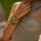 Top Kenza vert d'eau