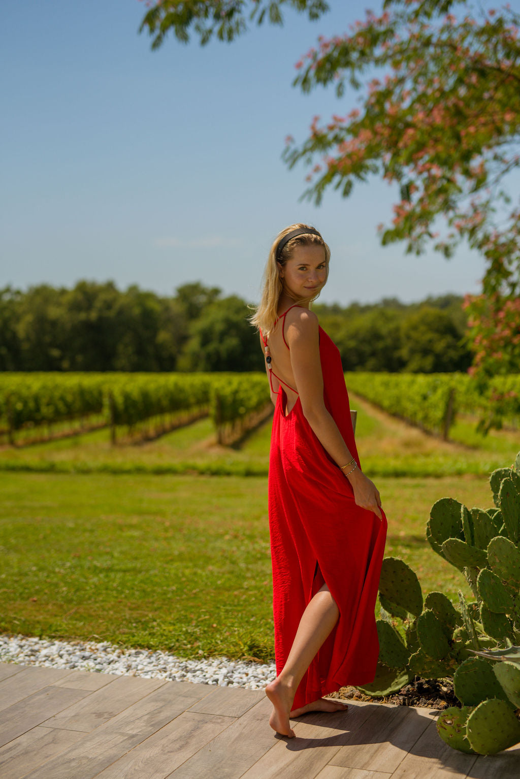 Robe Natalia rouge