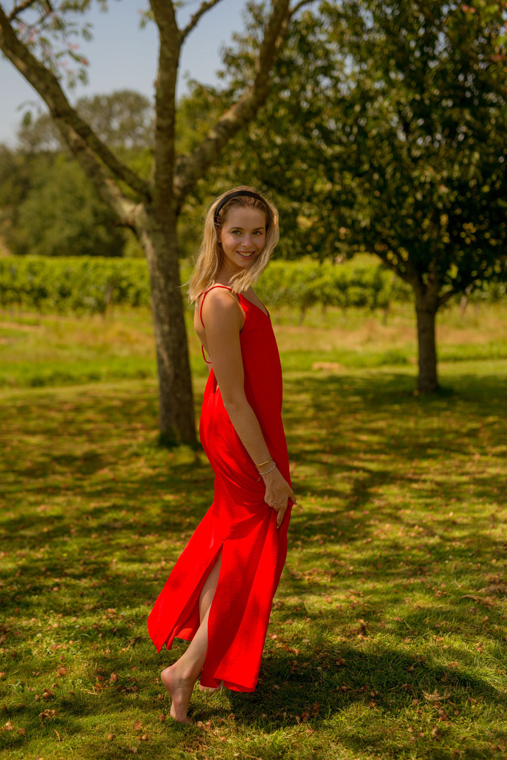 Robe Natalia rouge