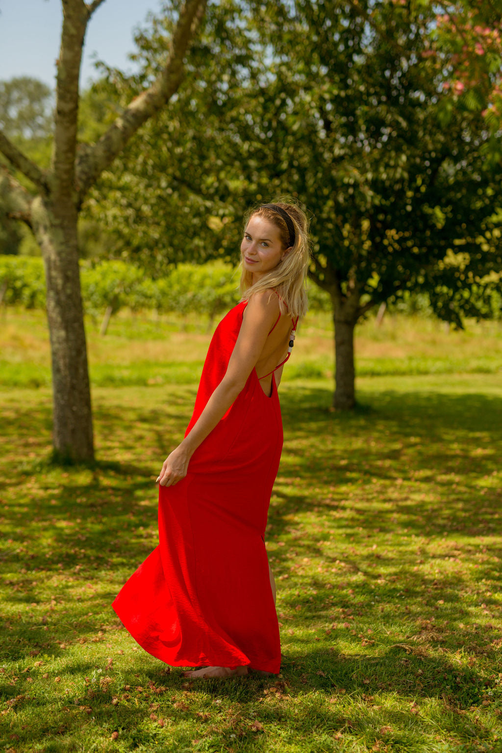 Robe Natalia rouge