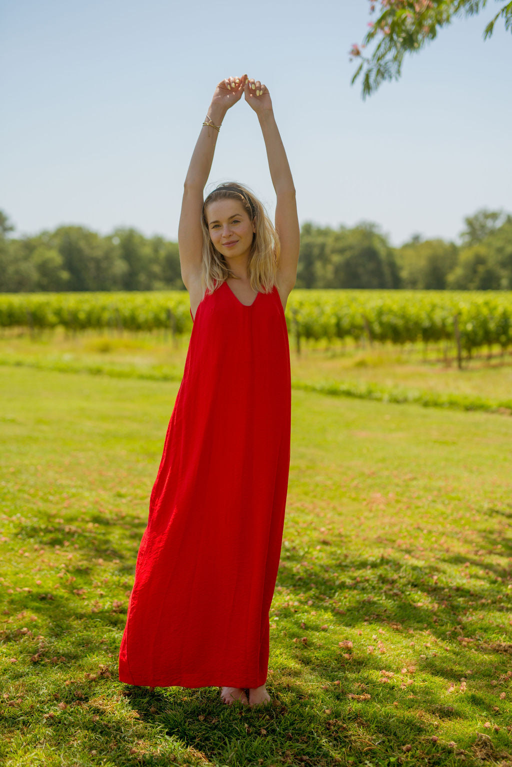 Robe Natalia rouge