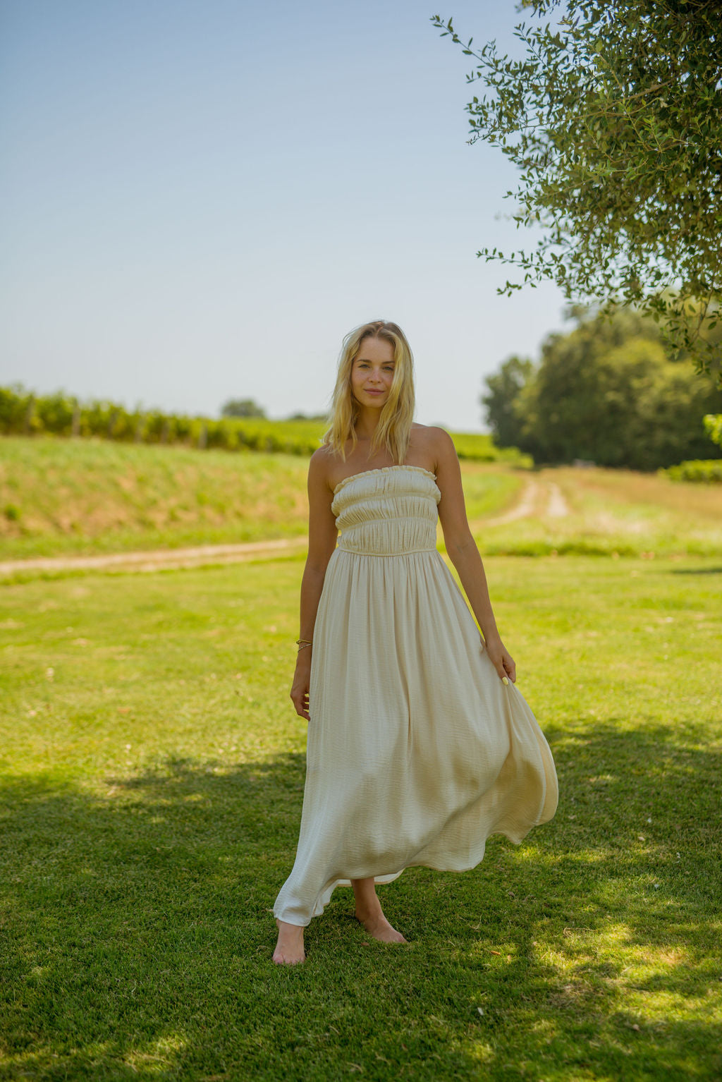 Robe Isabella beige
