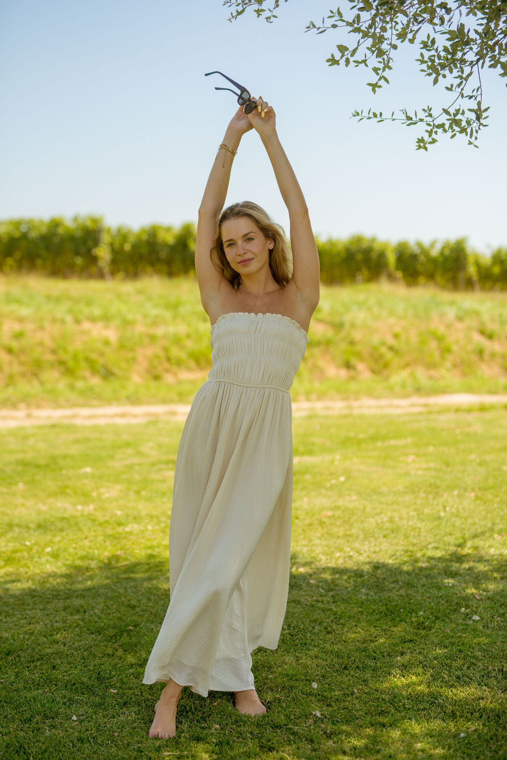 Robe Isabella beige