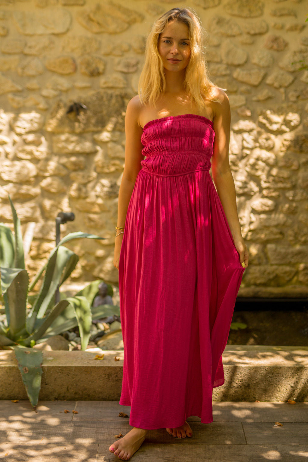 Robe Isabella fuchsia