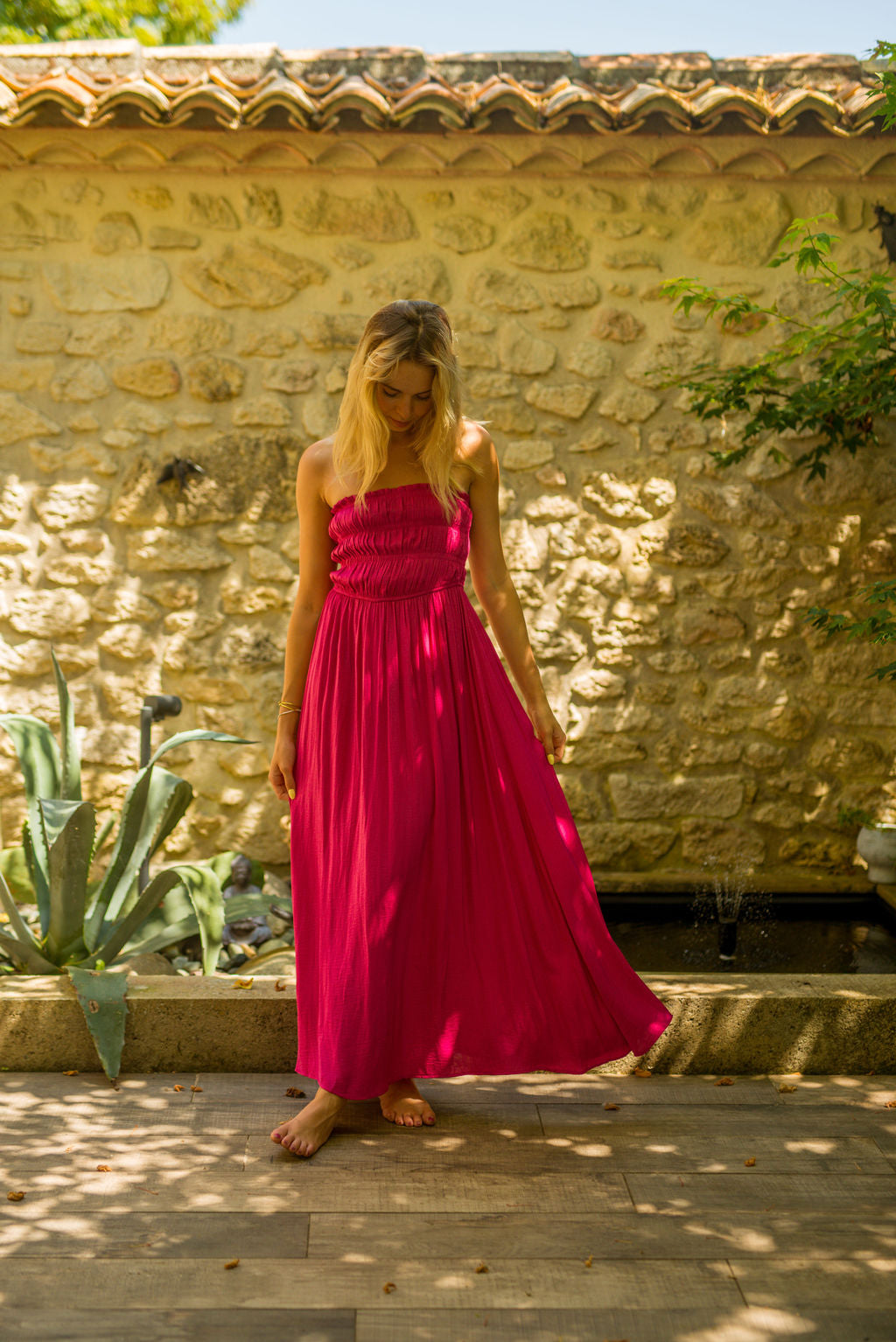 Robe Isabella fuchsia
