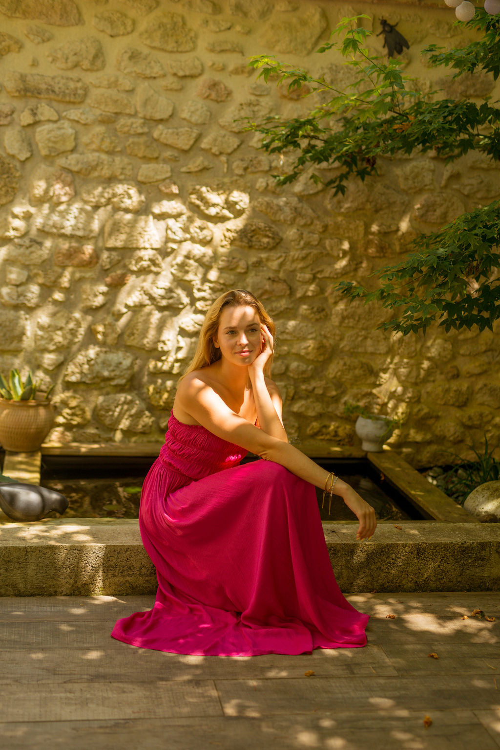 Robe Isabella fuchsia