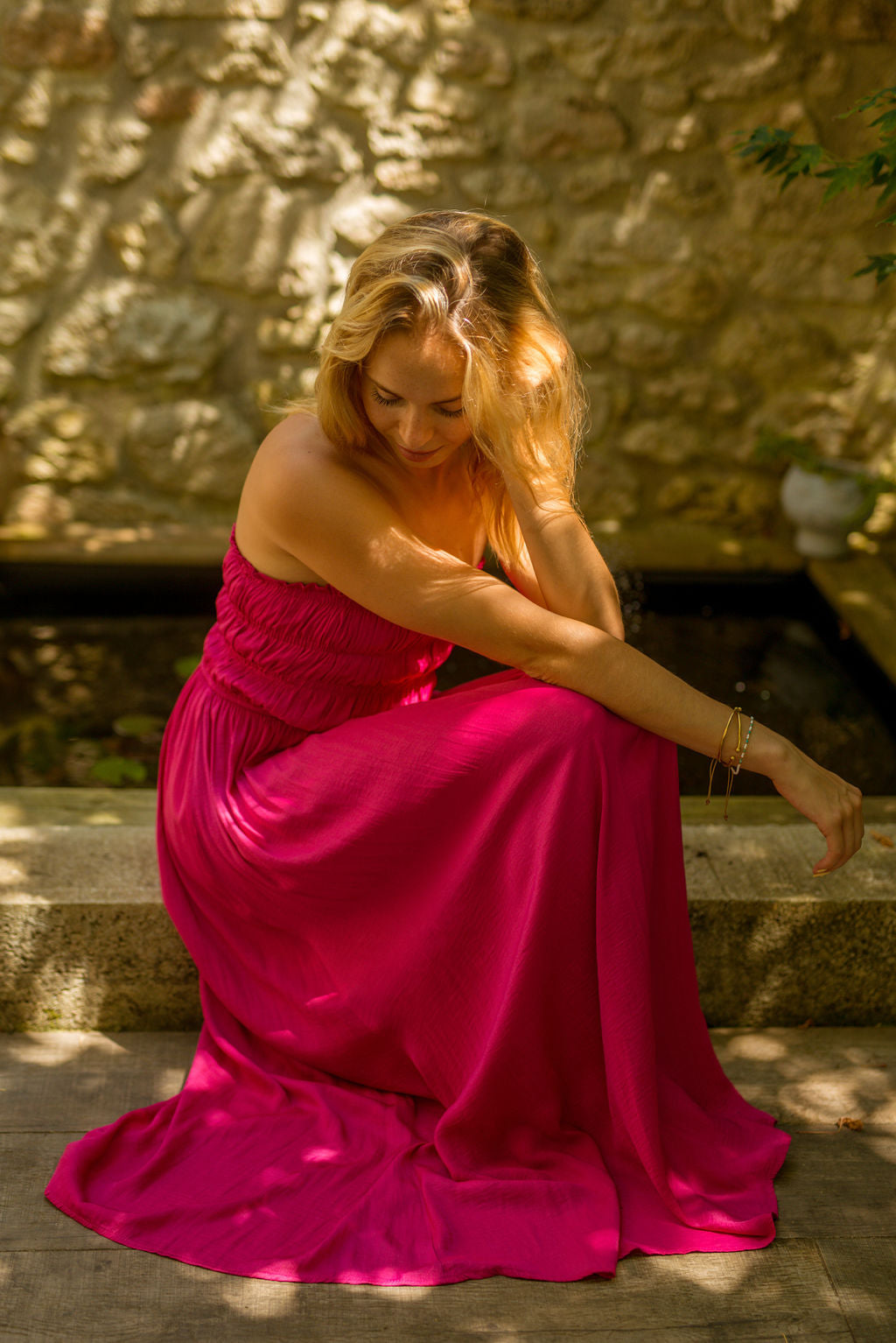 Robe Isabella fuchsia