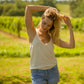 Top Aurore beige