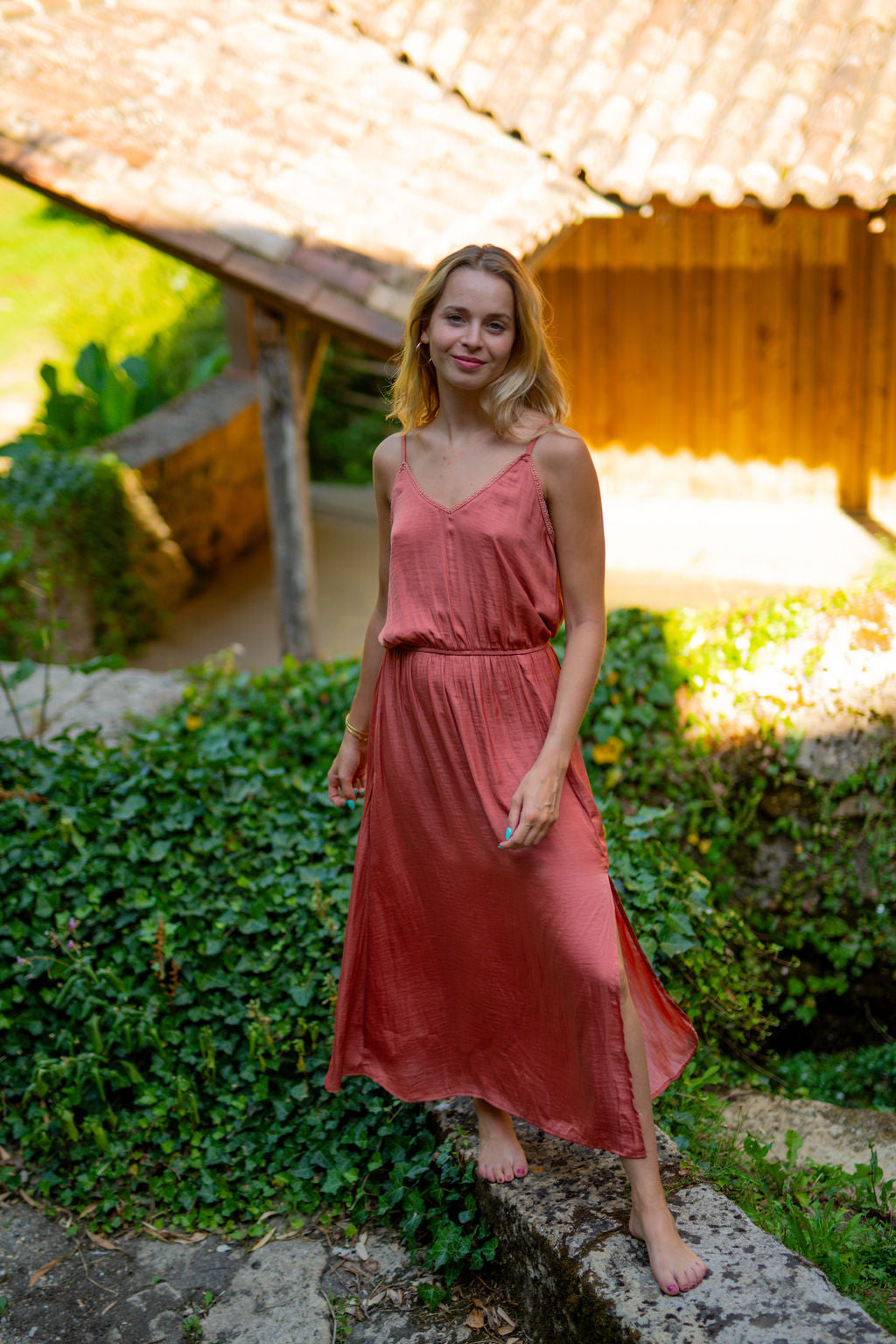 Robe Naomie terracotta