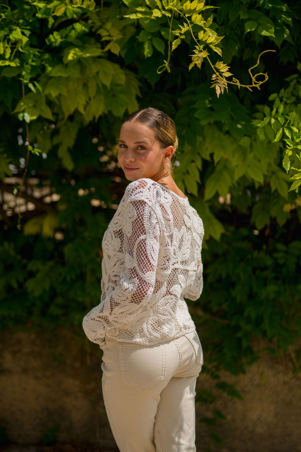 Jean mom fit Yuna beige