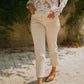 Jean mom fit Yuna beige