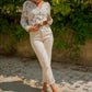 Jean mom fit Yuna beige