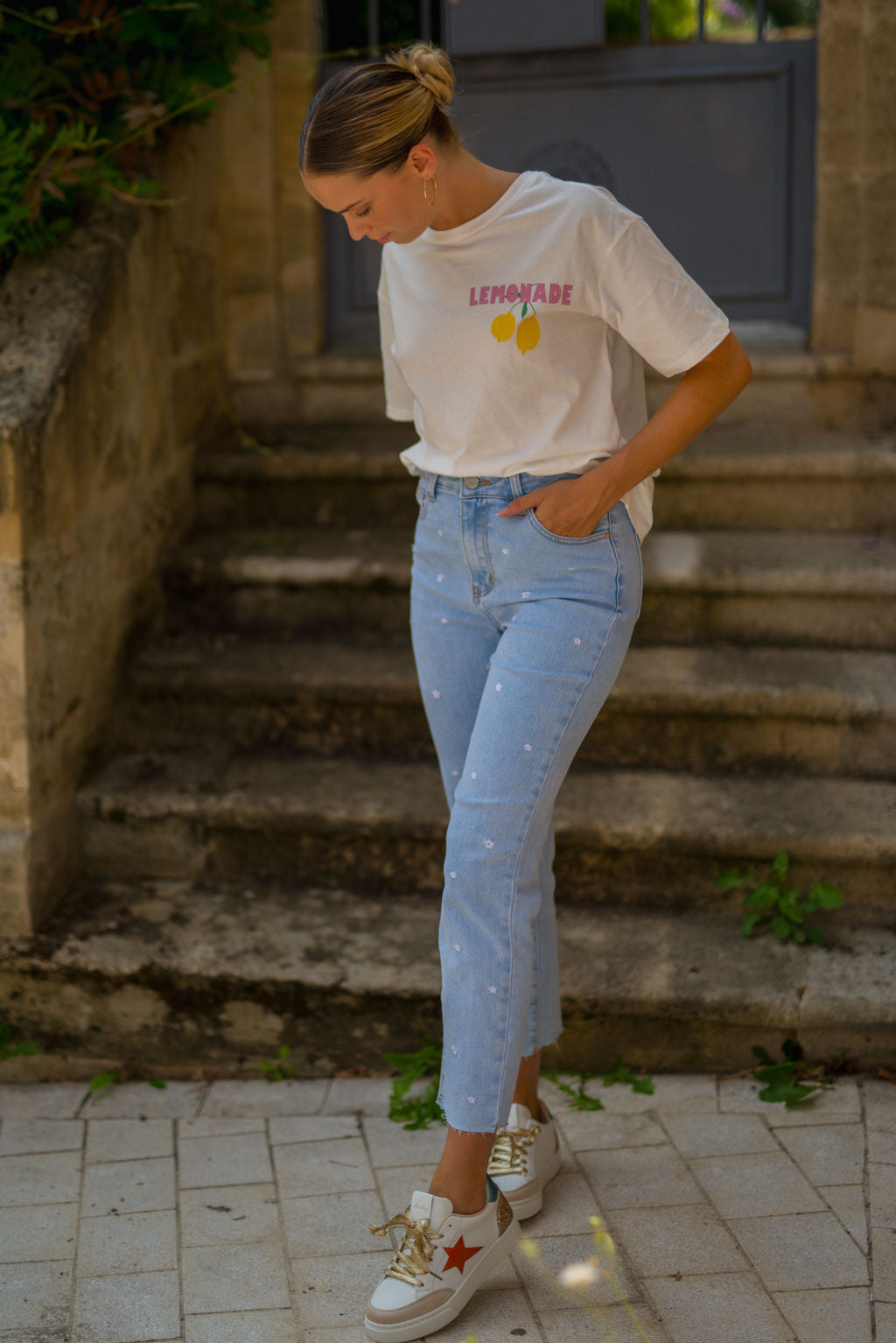 Baskets Janna blanches