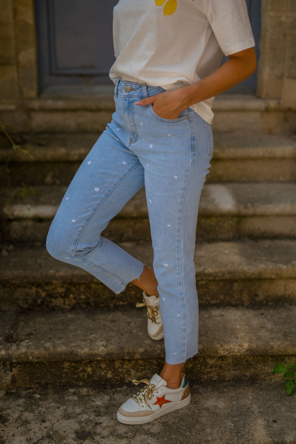 Baskets Janna blanches