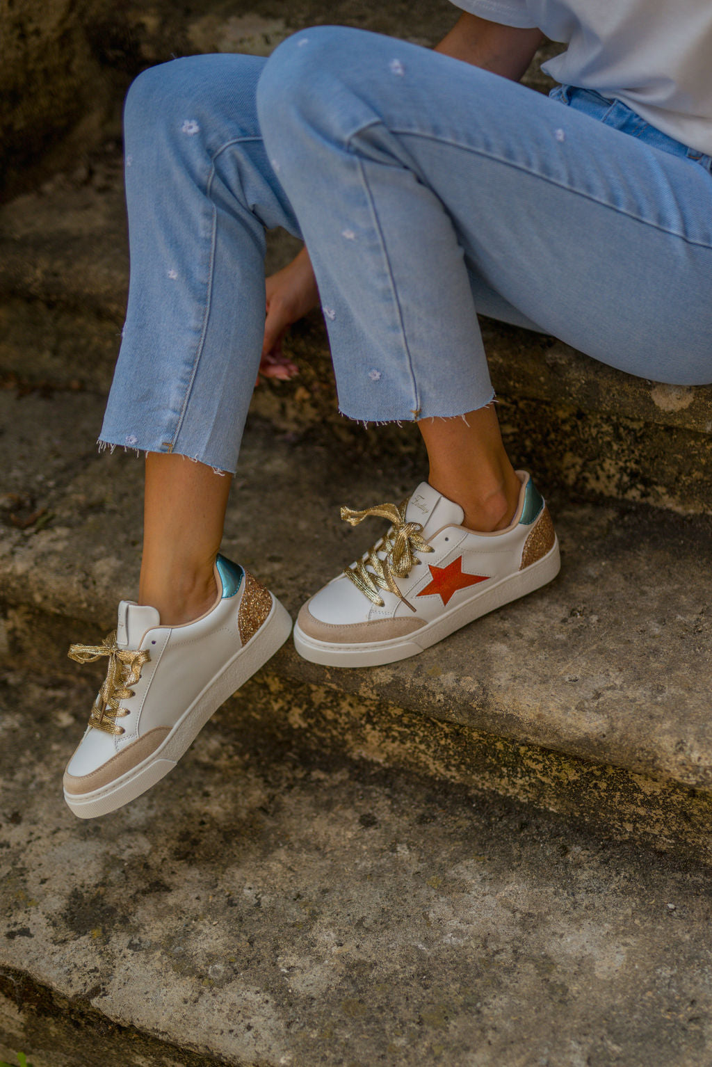 Baskets Janna blanches