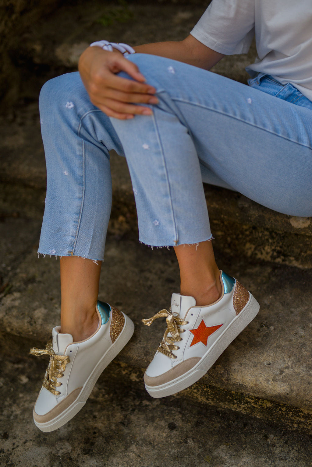 Baskets Janna blanches