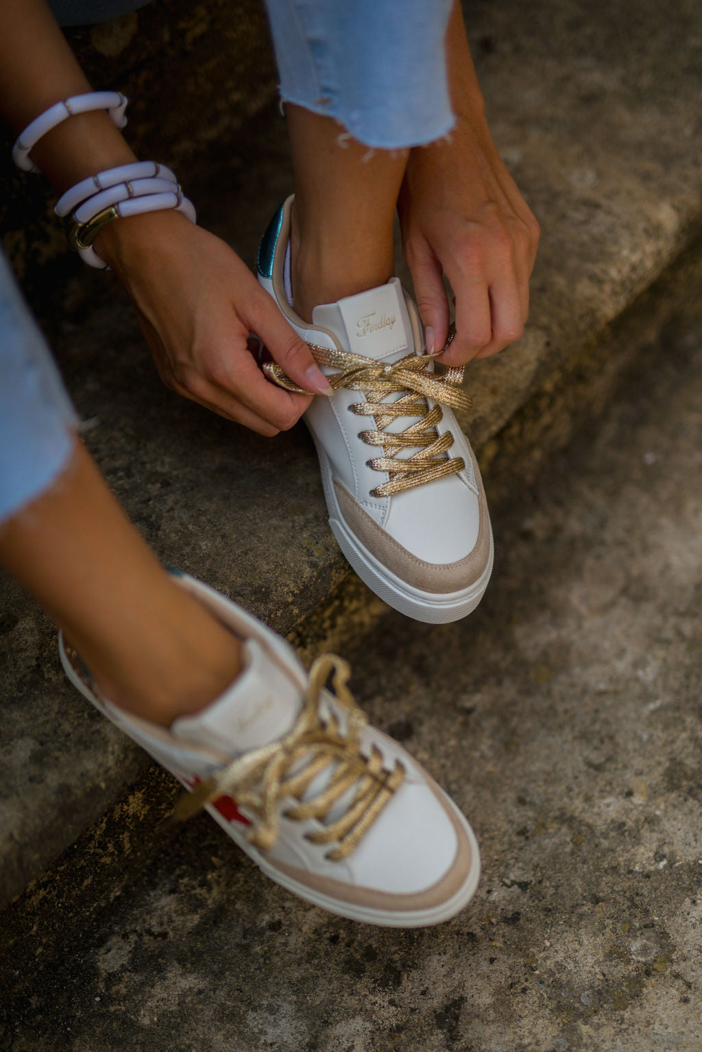 Baskets Janna blanches