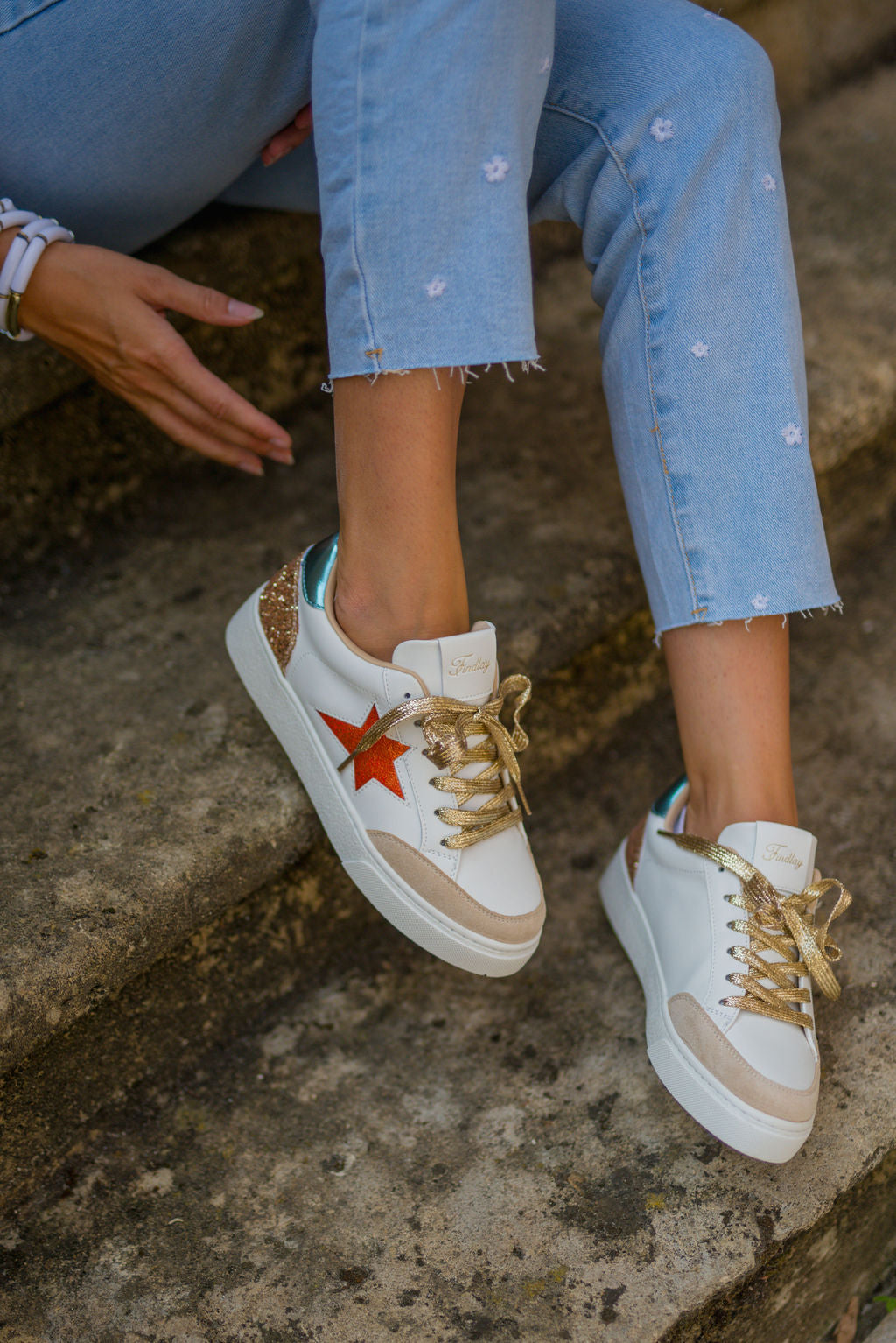 Baskets Janna blanches