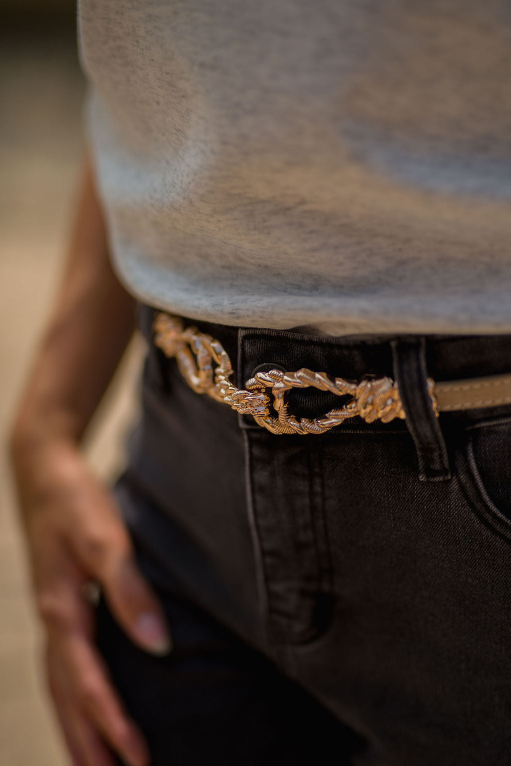 Ceinture Soho beige