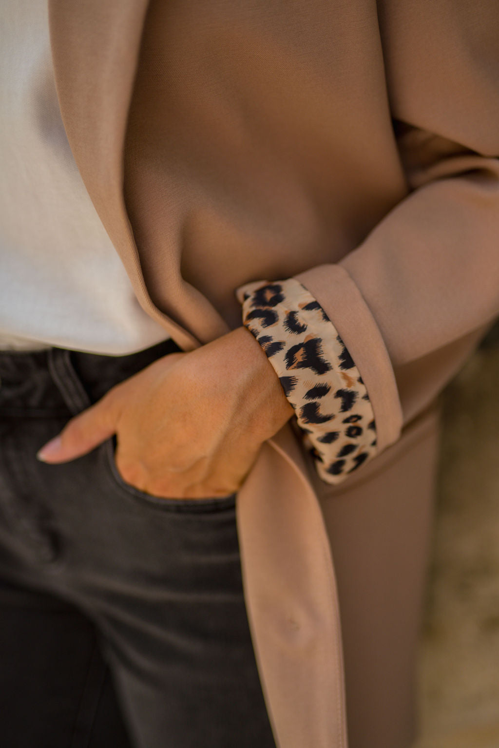 Veste blazer Lizie camel