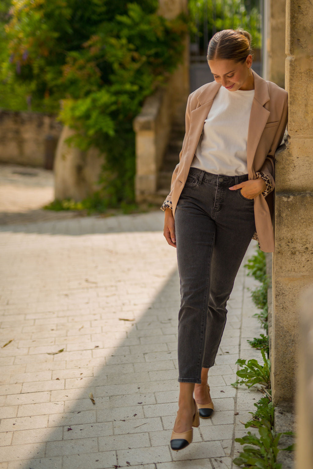 Veste blazer Lizie camel