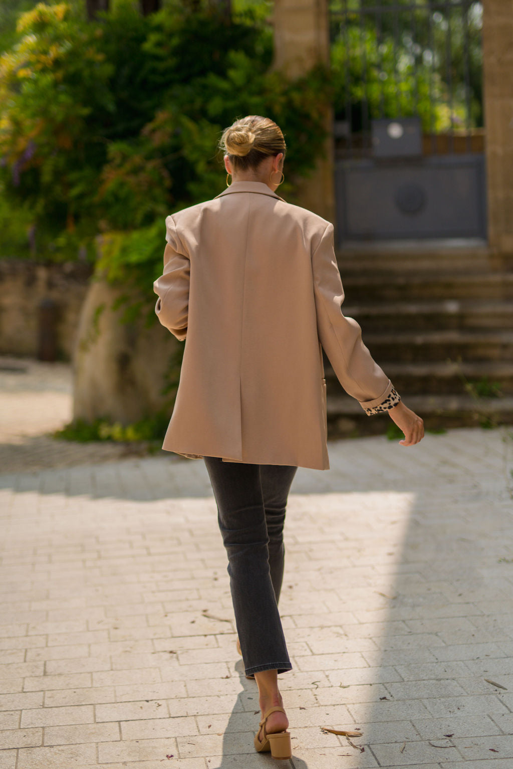 Veste blazer Lizie camel