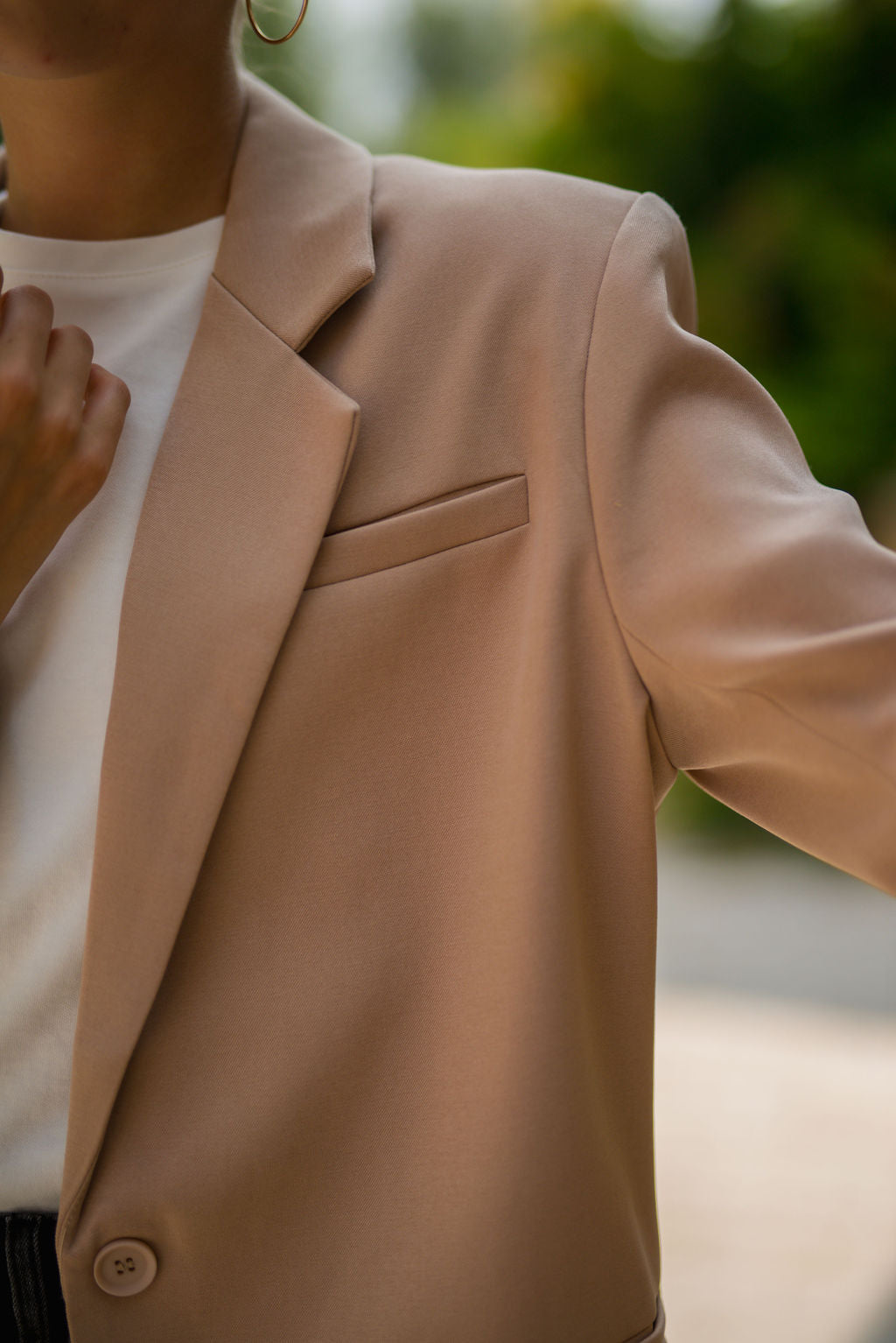 Veste blazer Lizie camel