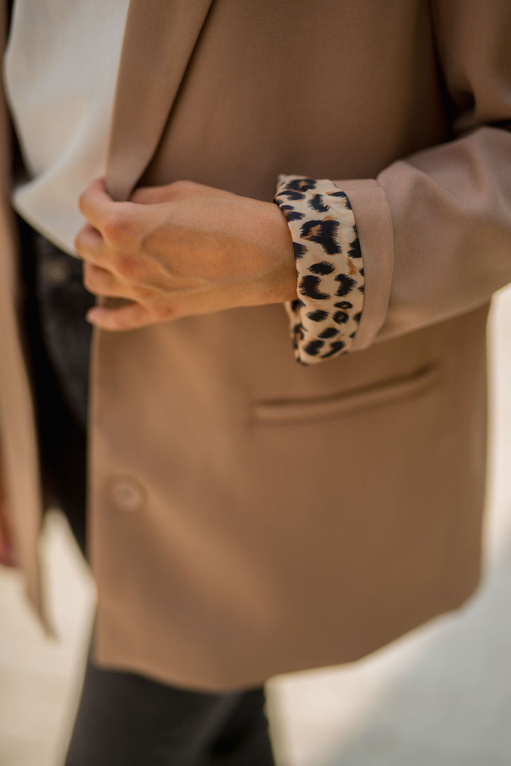 Veste blazer Lizie camel