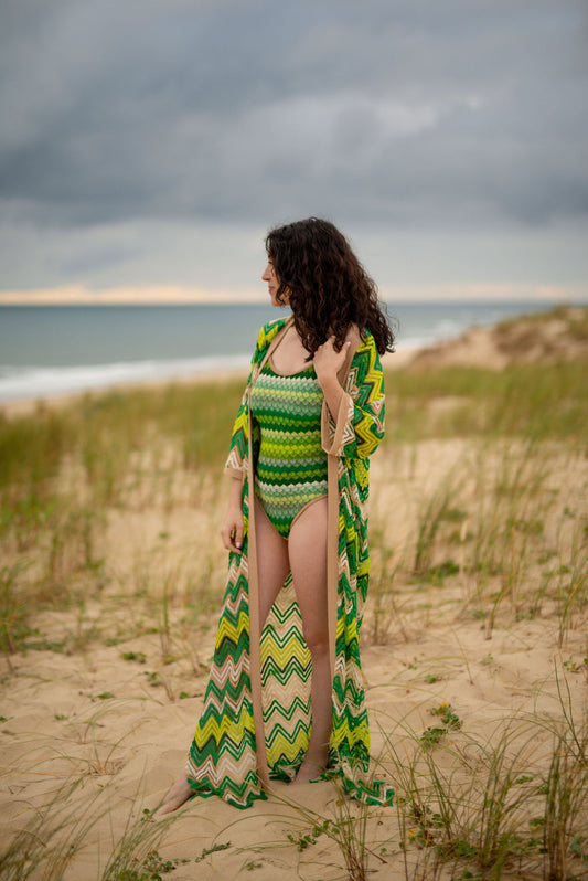 Kimono Palma vert