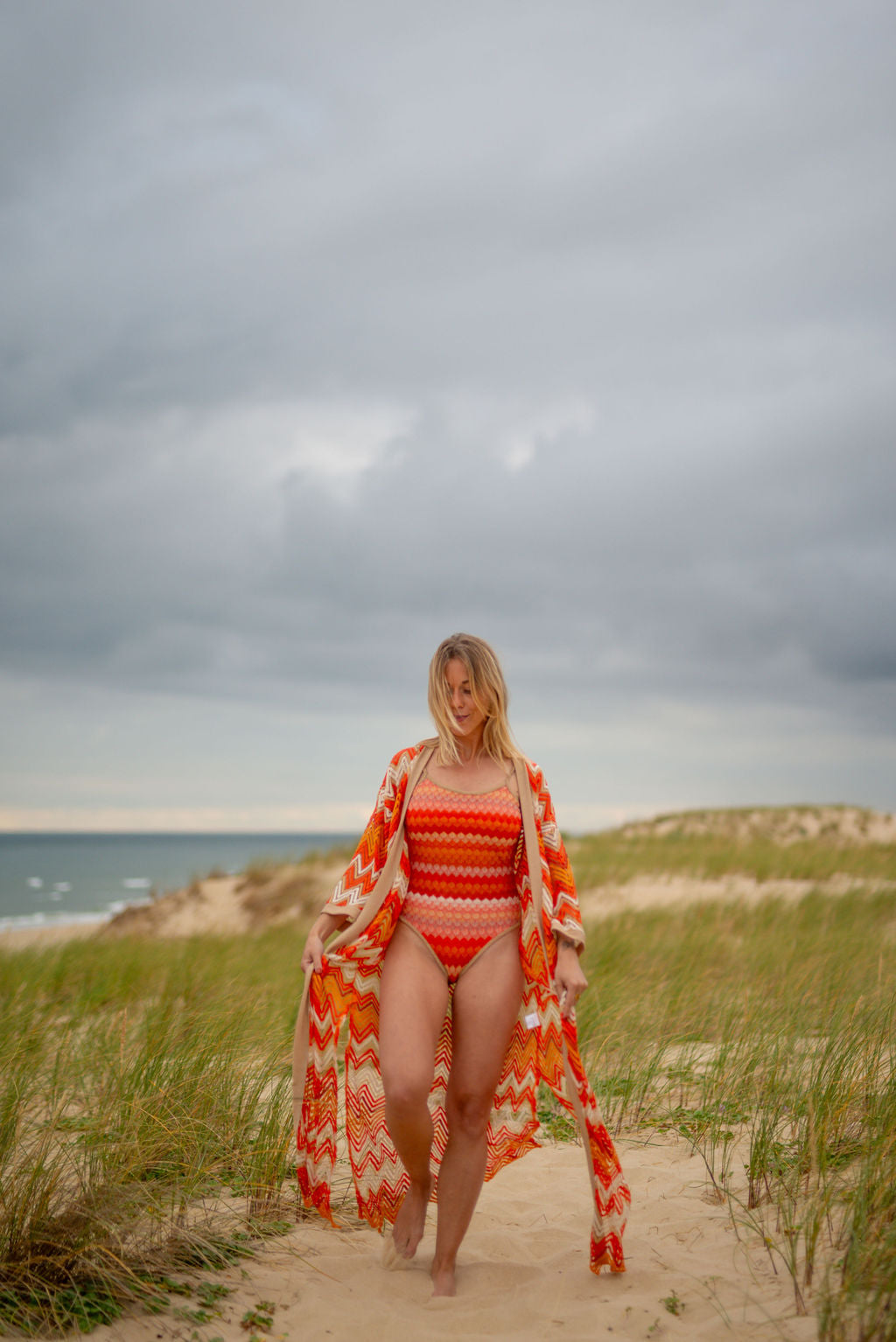 Kimono Palma orange