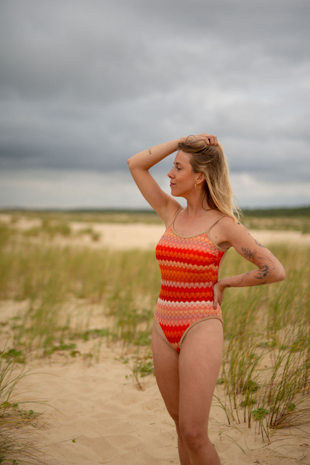 Maillot de bain Corfou orange