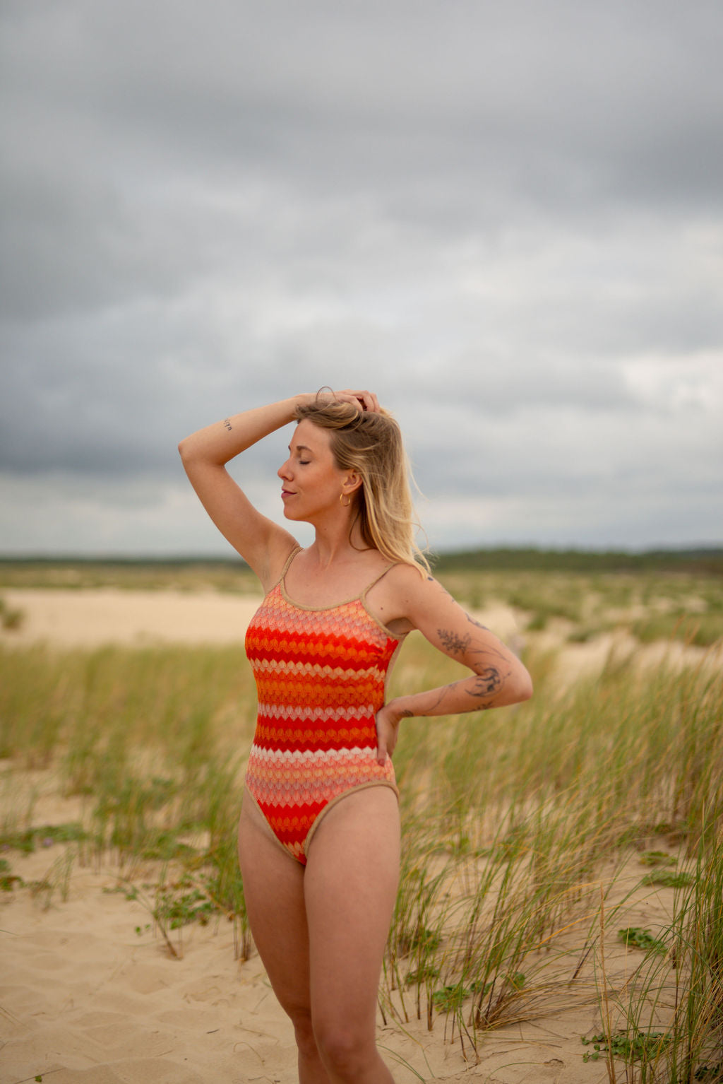 Maillot de bain Corfou orange