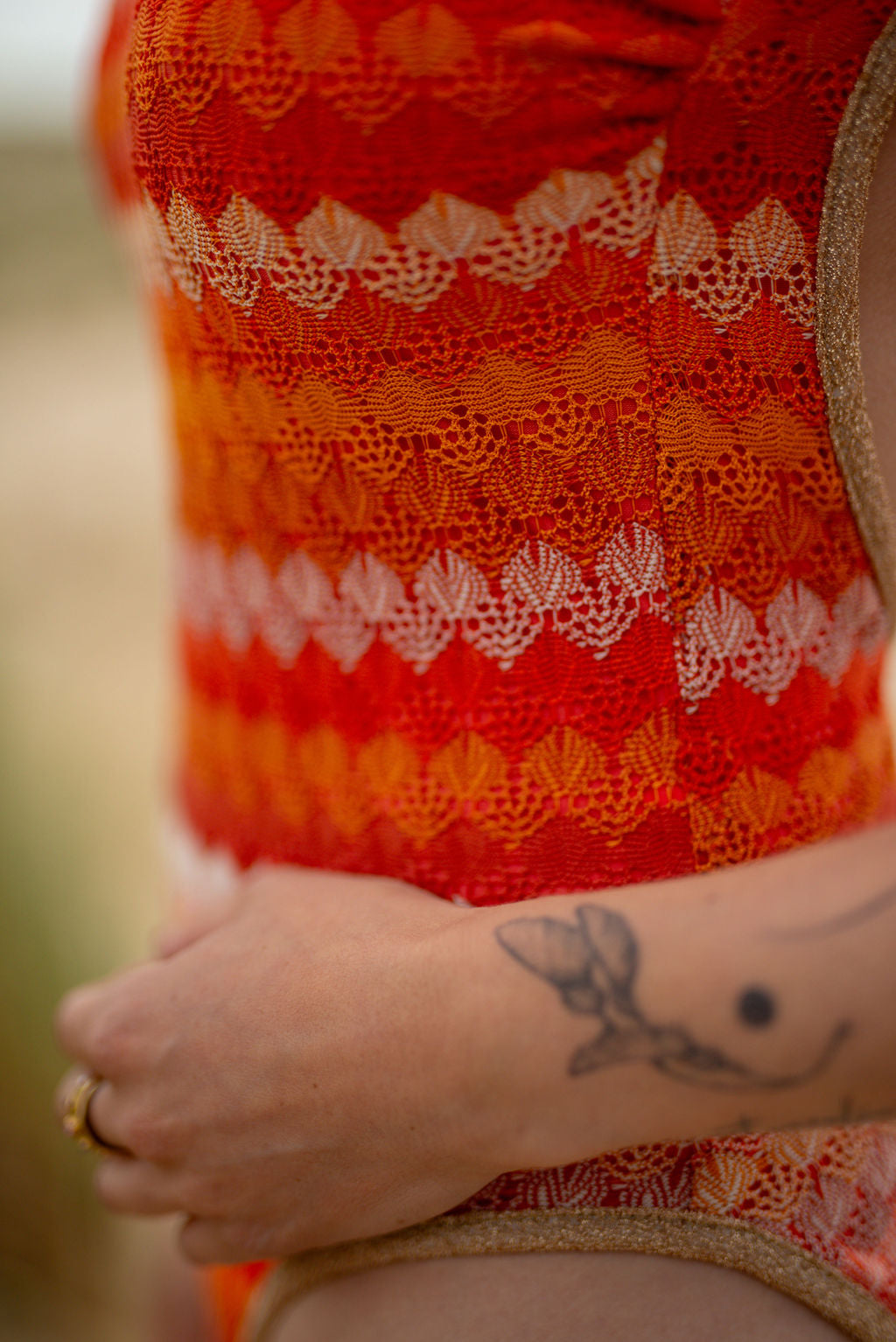 Maillot de bain Corfou orange