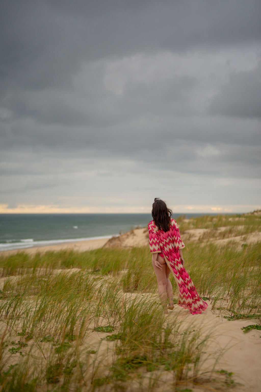 Kimono Palma rose