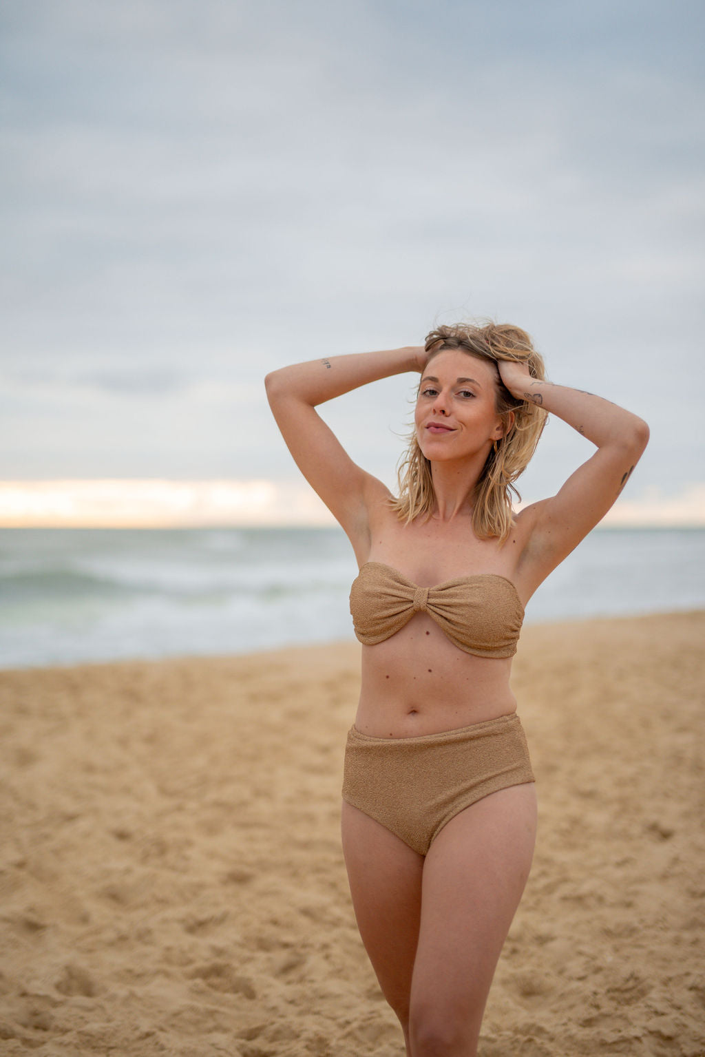 Maillot de bain Ibiza doré