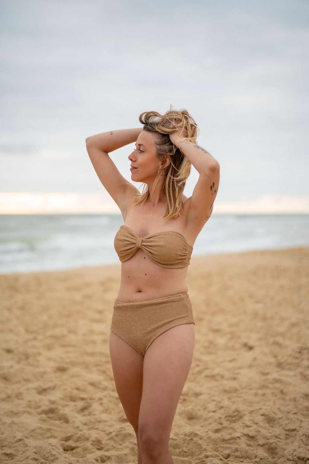 Maillot de bain Ibiza doré