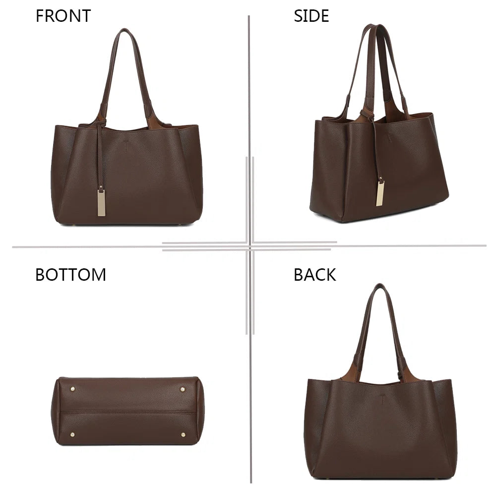 Sac cabas Yann chocolat