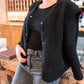 Gilet moumoute Elise noir