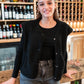 Gilet moumoute Elise noir