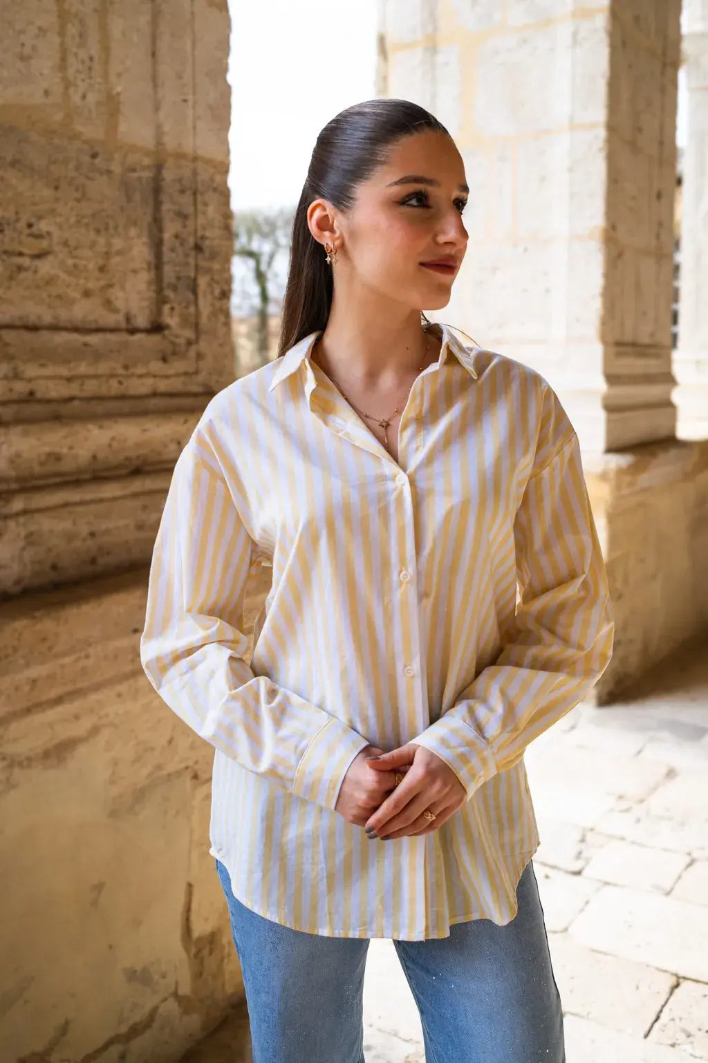 Chemise La dolce vita jaune