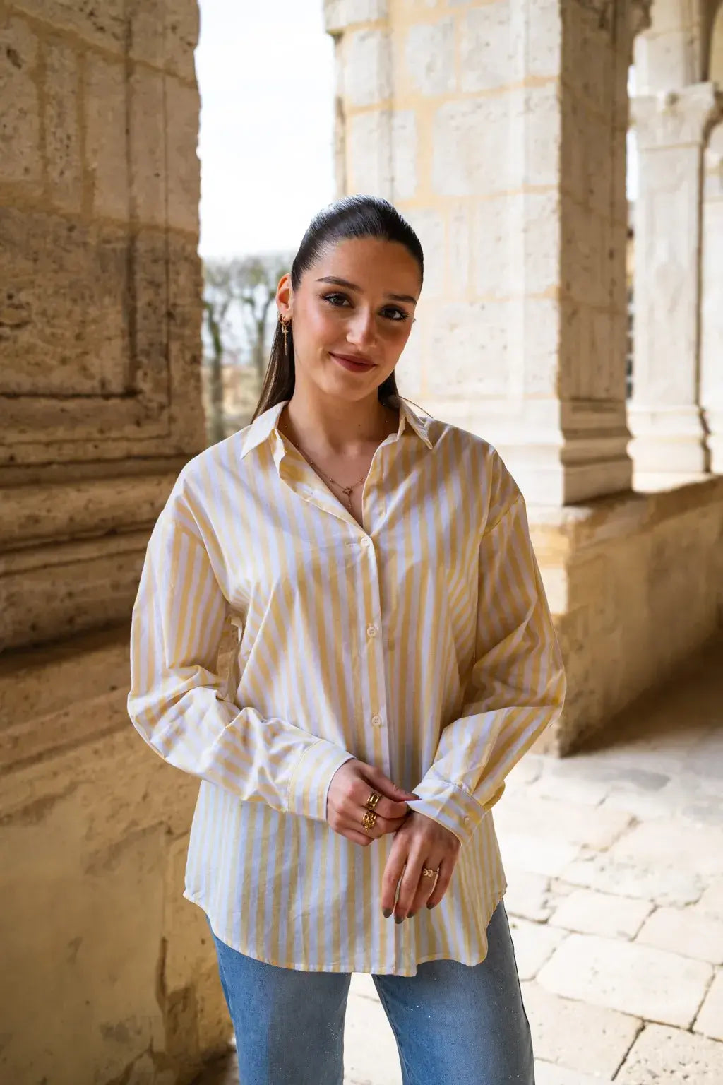 Chemise La dolce vita jaune