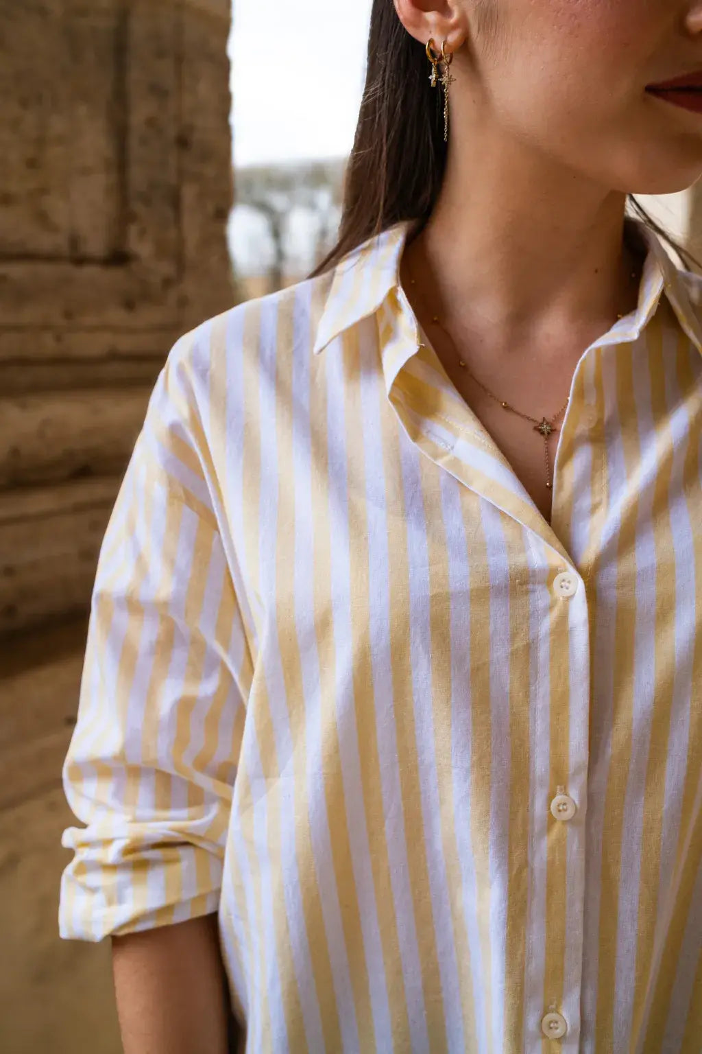 Chemise La dolce vita jaune