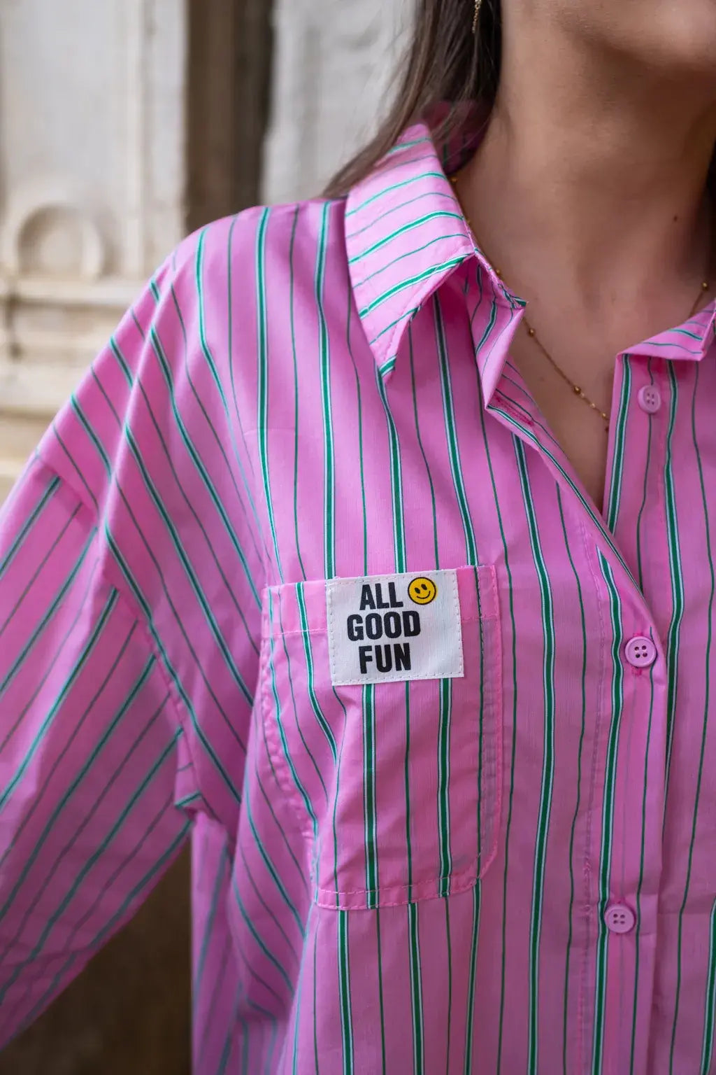 Chemise All good fun rose