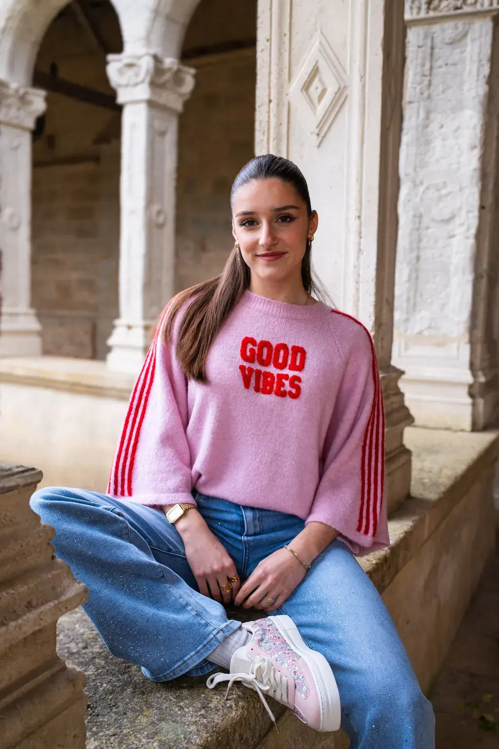 Pull Good vibes rose