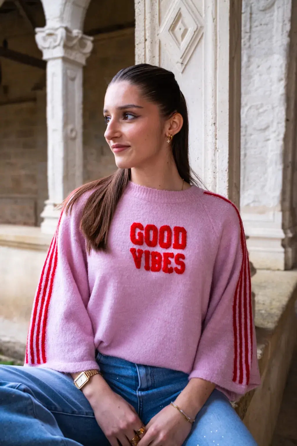 Pull Good vibes rose