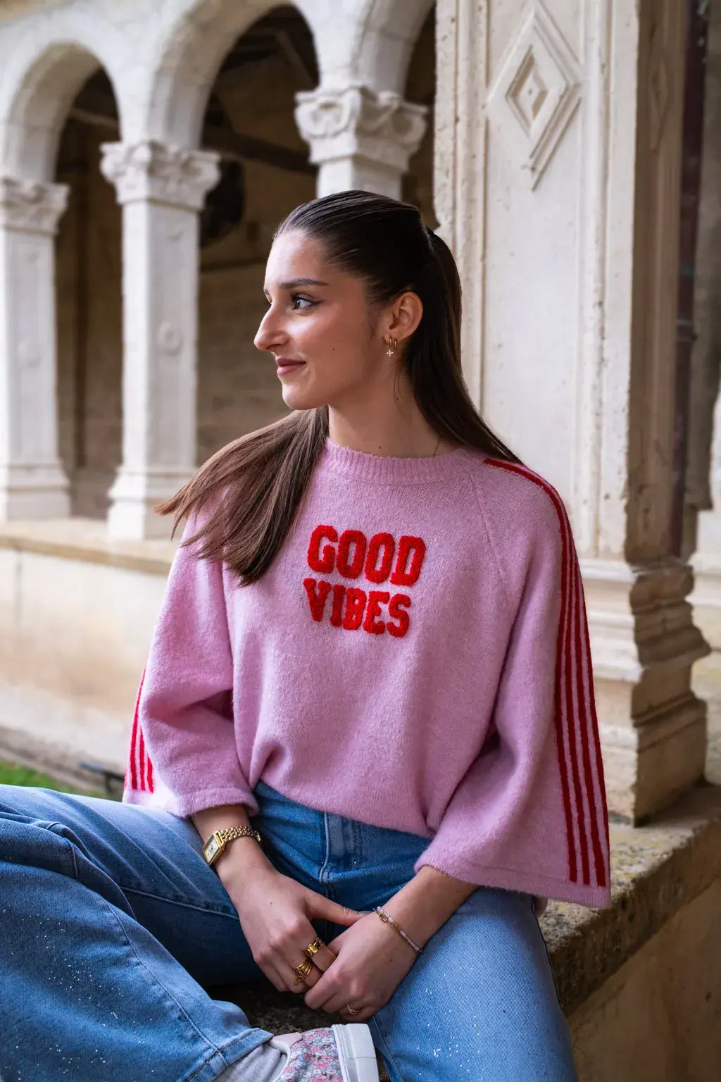 Pull Good vibes rose