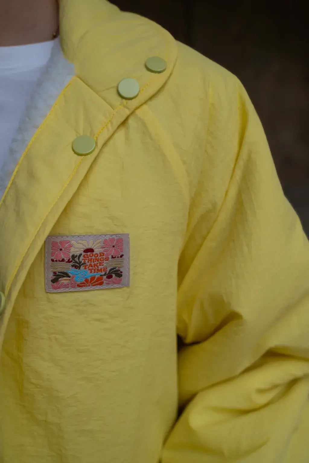 Veste réversible Oxanna jaune