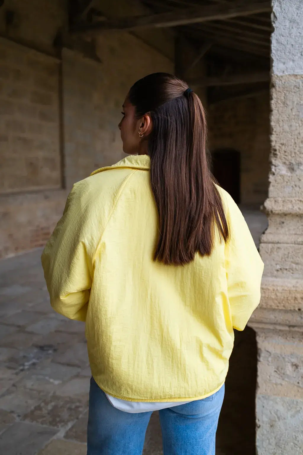 Veste réversible Oxanna jaune