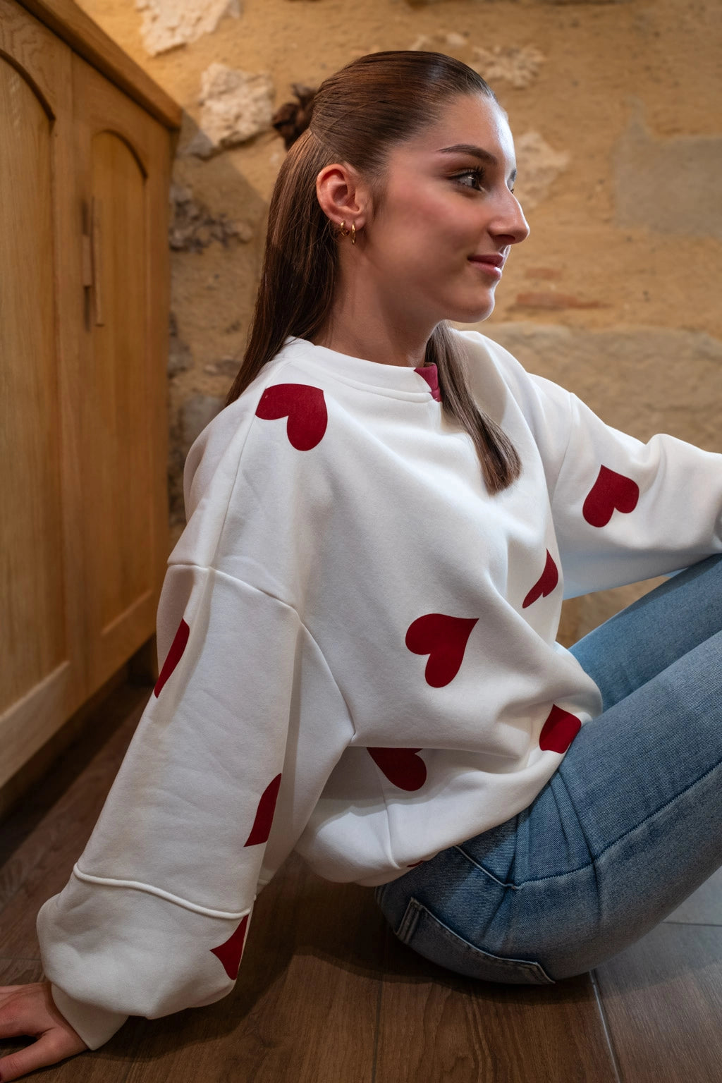 Sweat Alma blanc