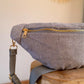 Sac banane en velours côtelé Ciao Boum - Masha gris